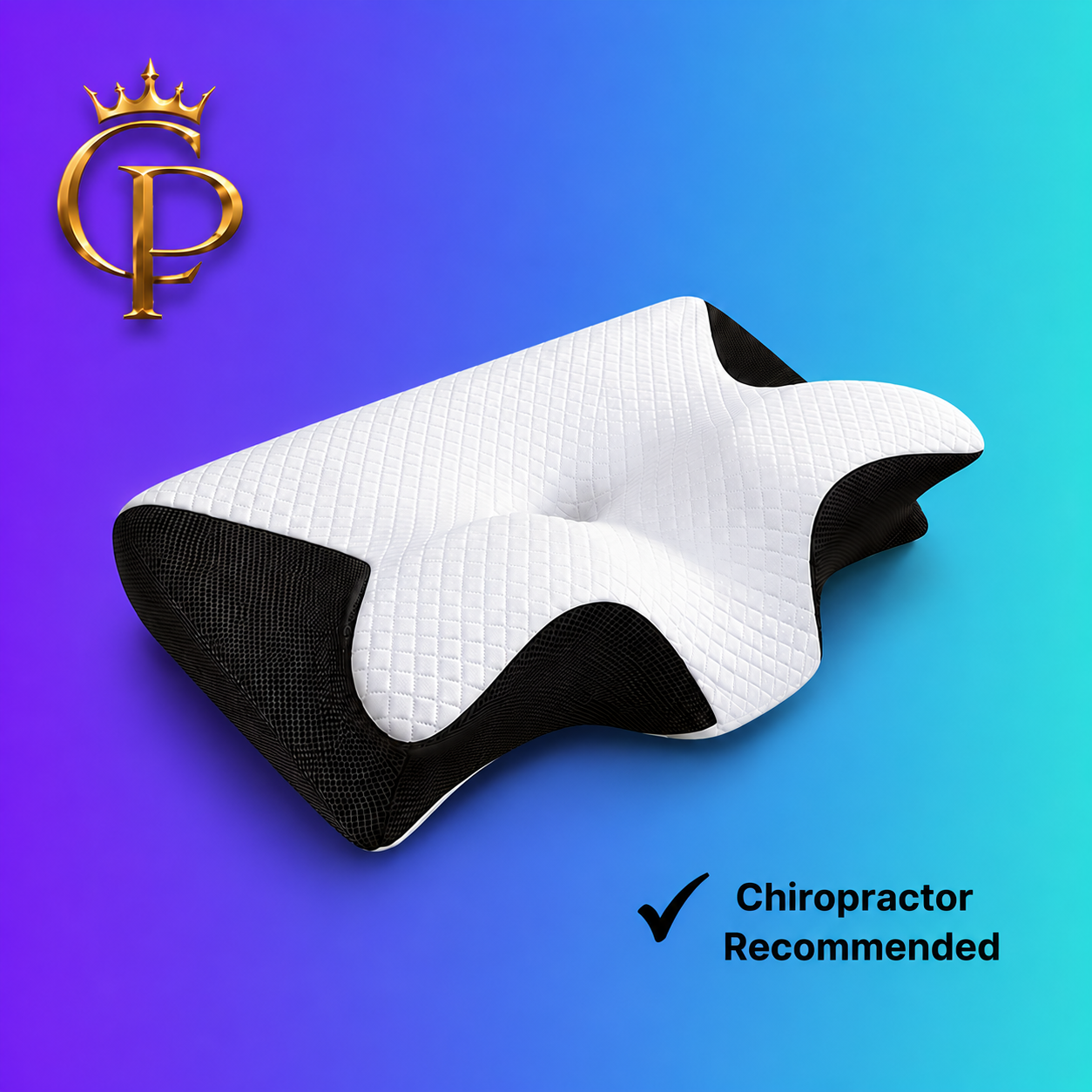 2-in-1 Ergonomic Memory Foam Pillow