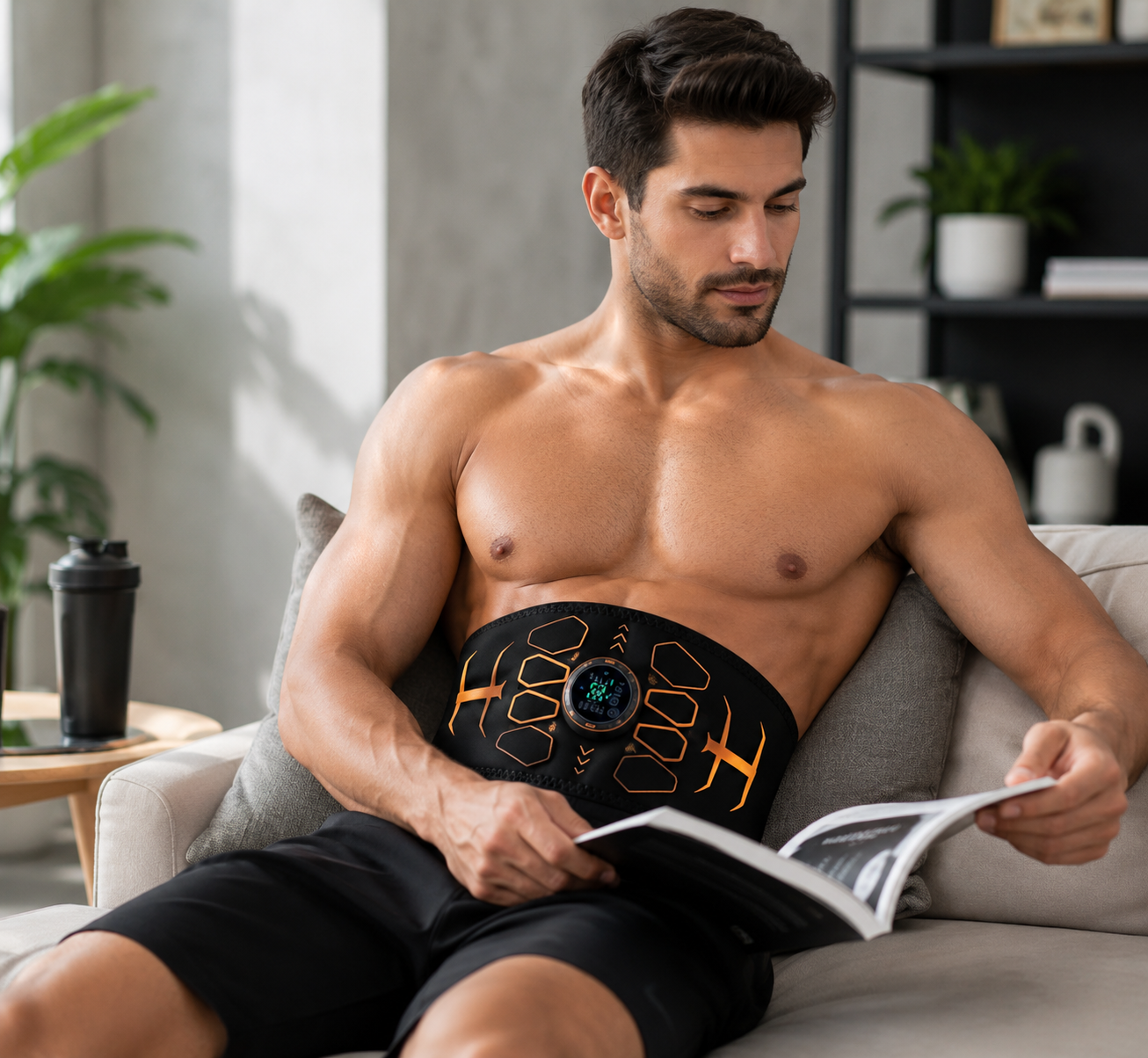 Men’s EMS Abdominal Toning Belt