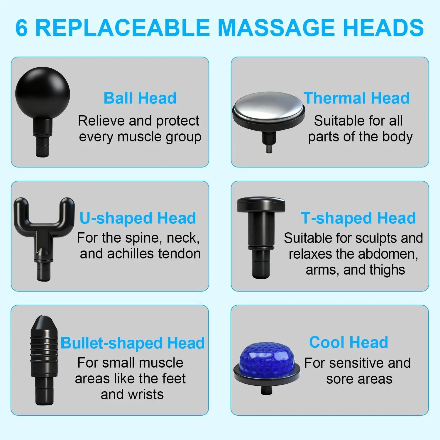 Deep Tissue Muscle Massage Gun with Heat & Cold
