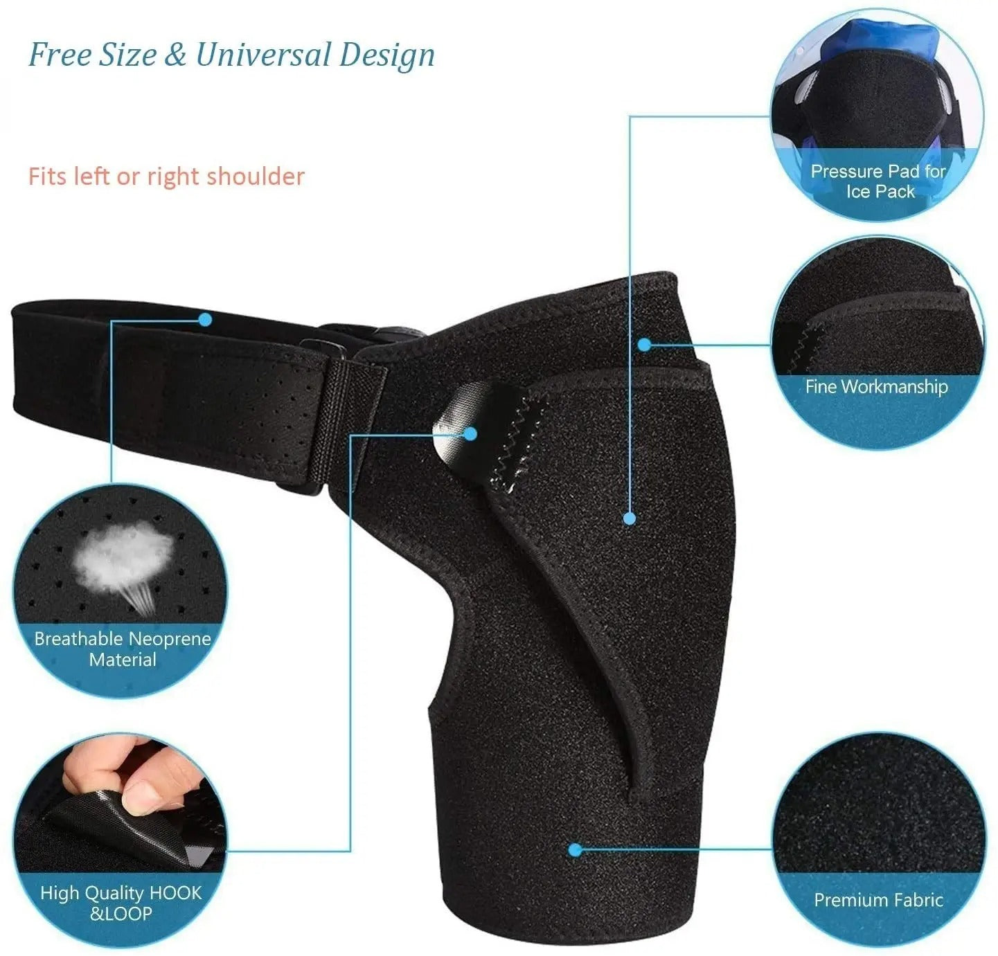 Men’s Adjustable Shoulder Support Belt
