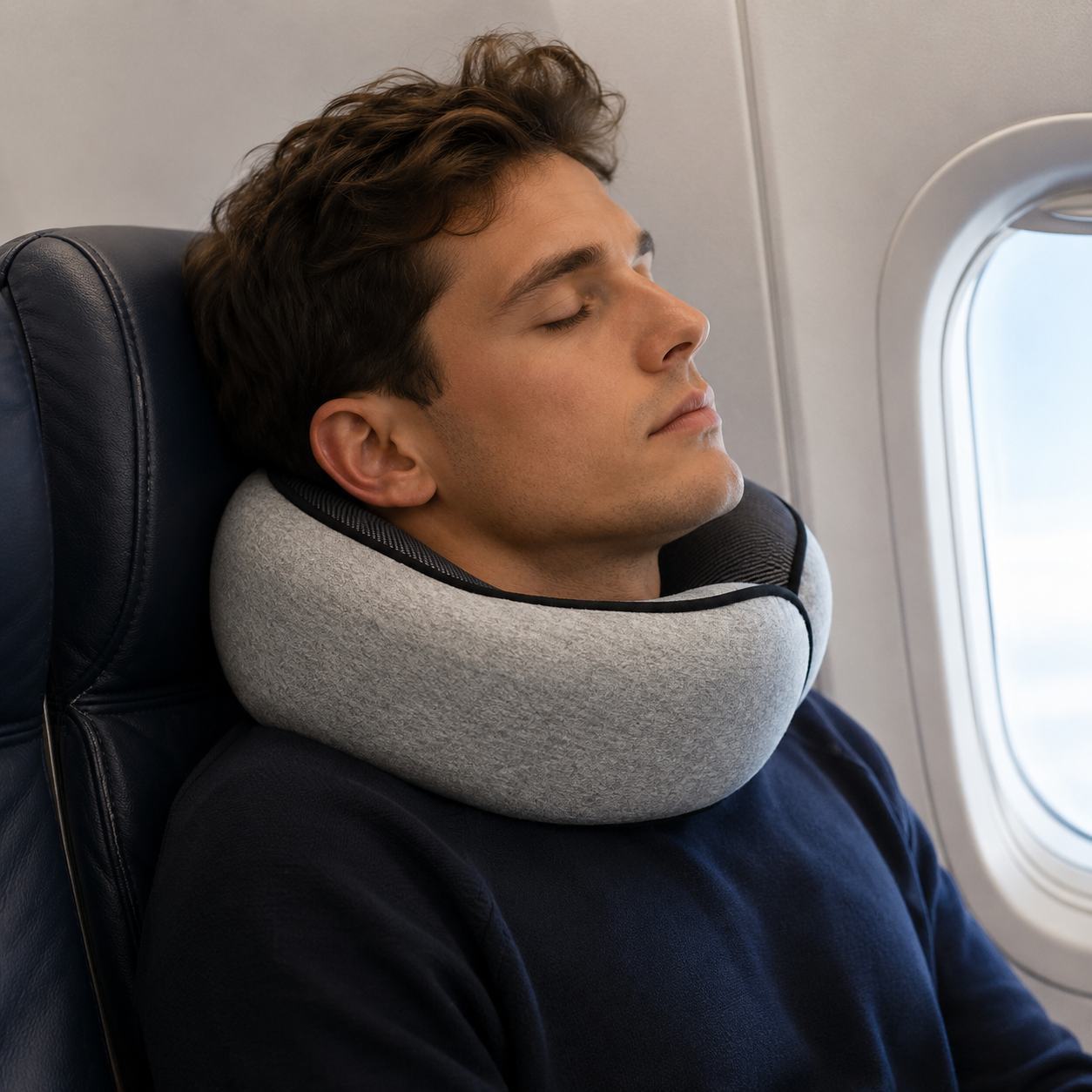 Memory Foam Travel Neck Pillow