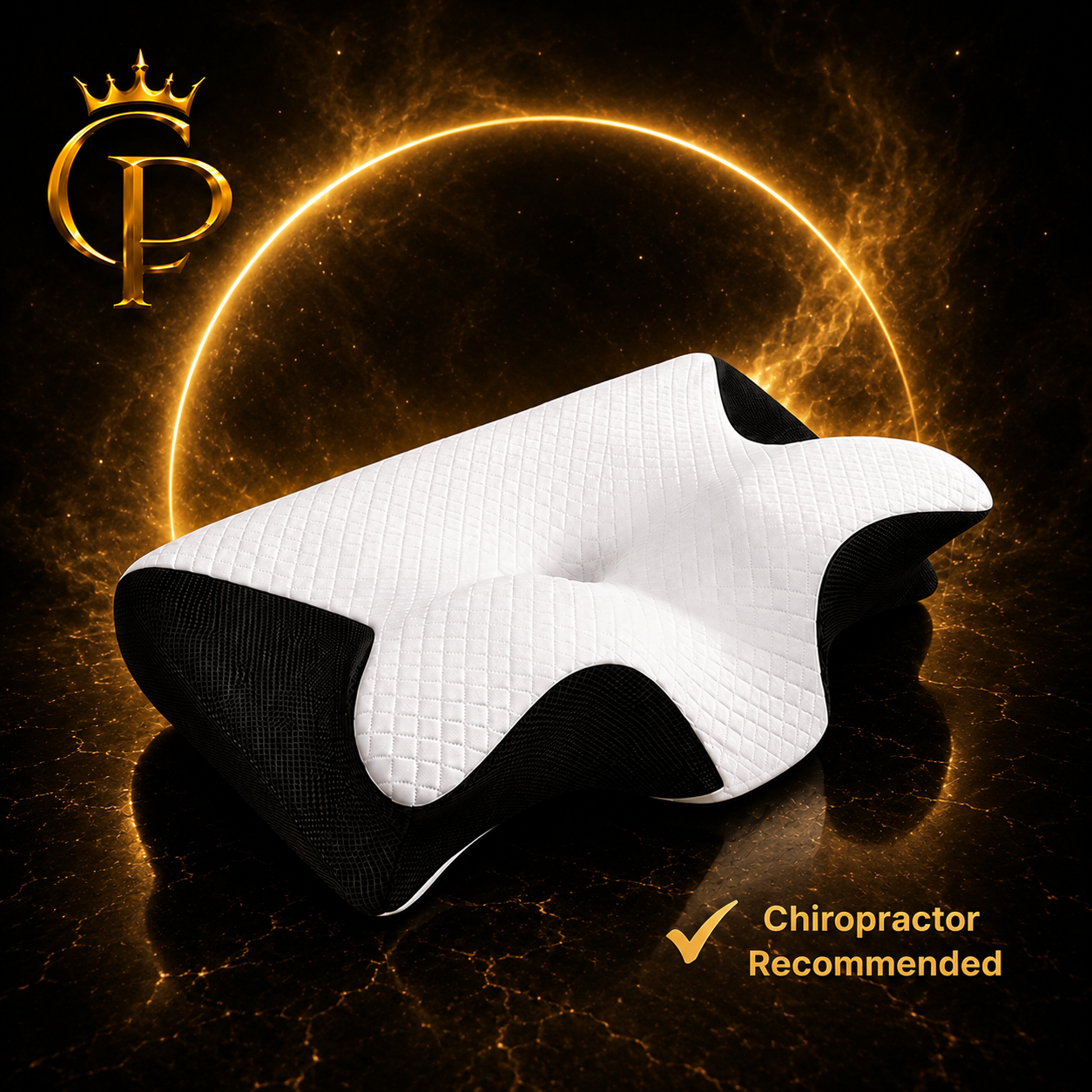 2-in-1 Ergonomic Memory Foam Pillow