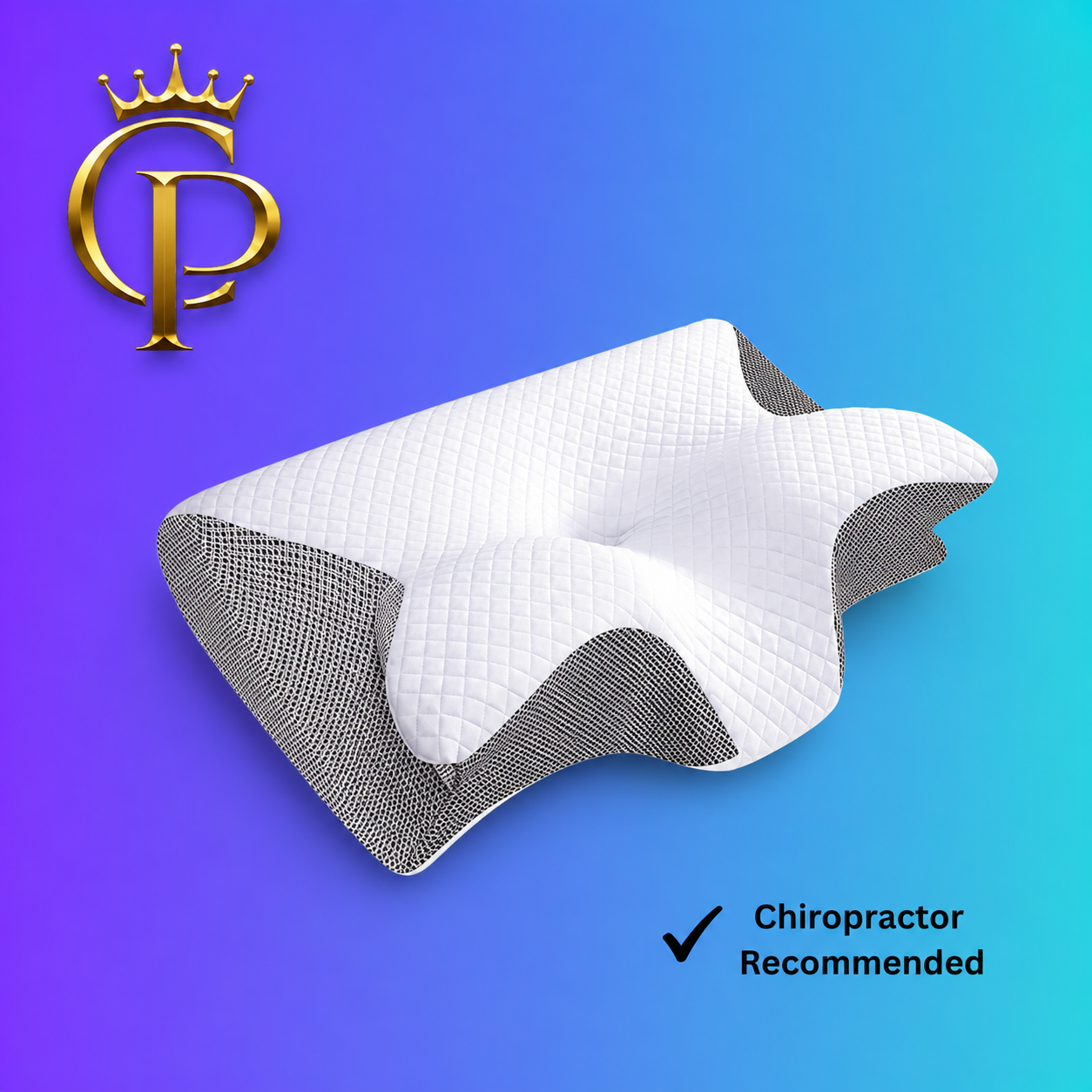 2-in-1 Ergonomic Memory Foam Pillow