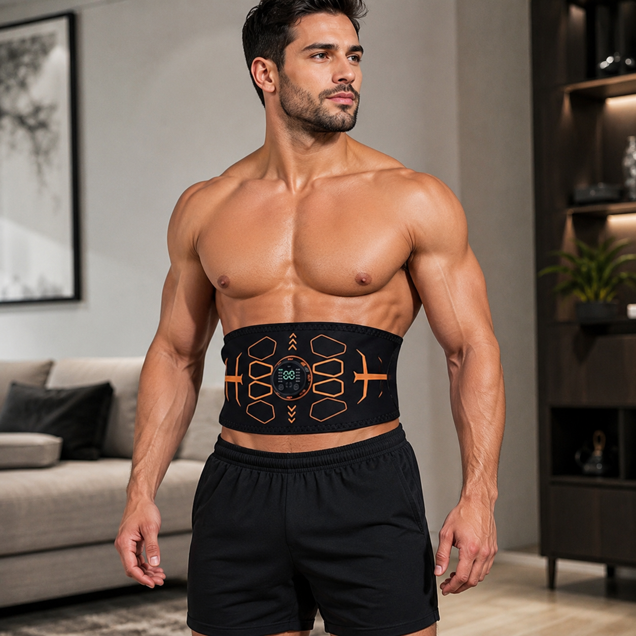 Men’s EMS Abdominal Toning Belt
