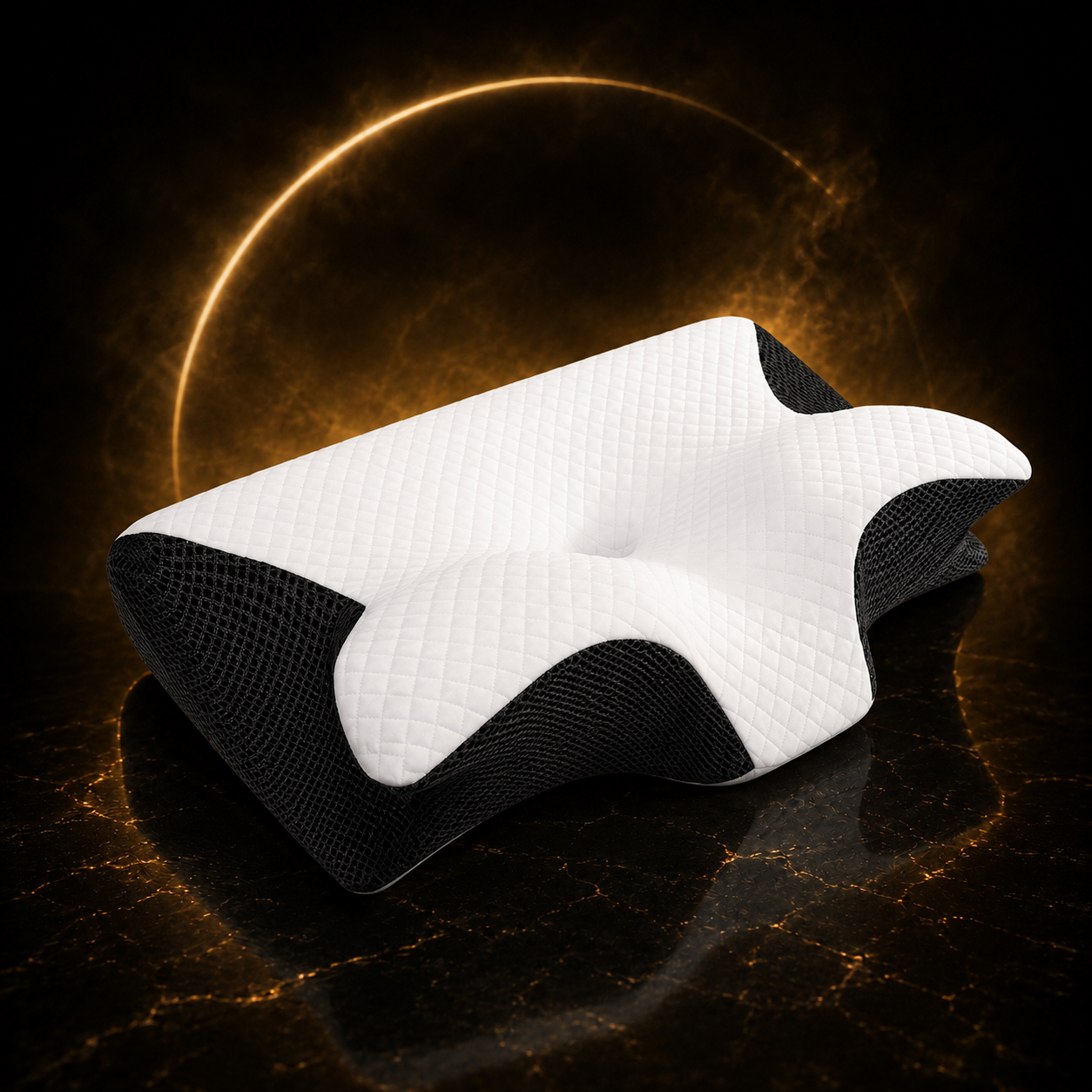 Men’s 2-in-1 Ergonomic Memory Foam Pillow