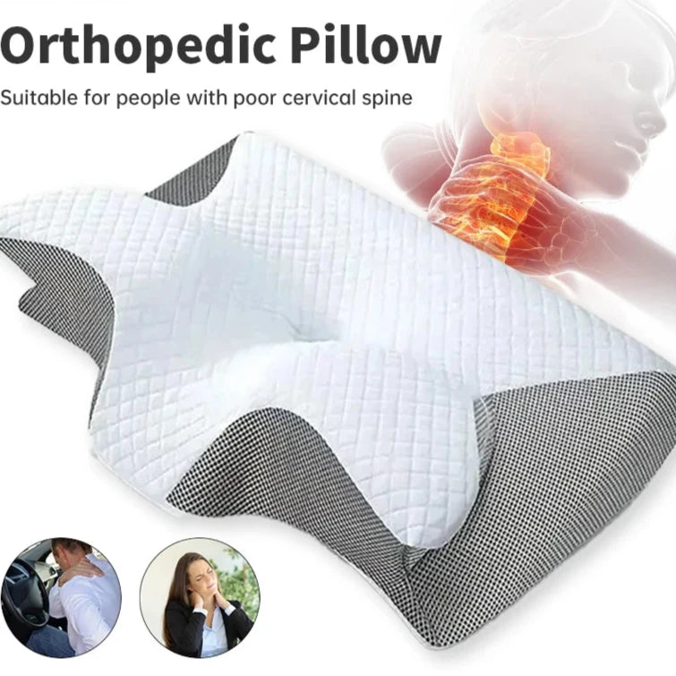 2-in-1 Ergonomic Memory Foam Pillow